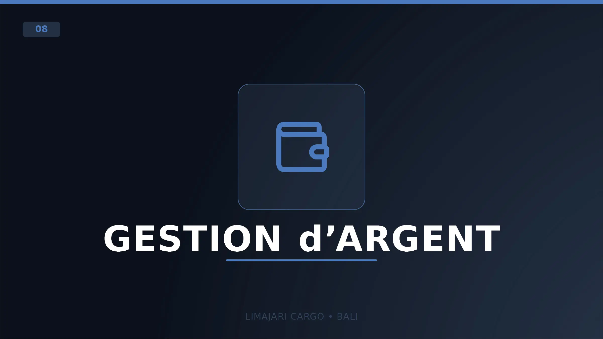 Visuel titre du service de gestion d'argent de Limajari Cargo